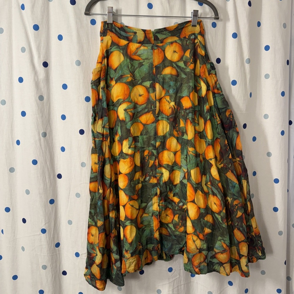 Maeve by Anthropologie Summer Orchard Long Skirt Size 0 Petite 0P - Picture 3 of 9